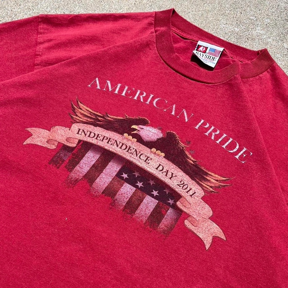 Vintage Y2K 2011 USA Independence Day Graphic Tee | Size XL